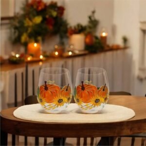 Hand-Painted Glassware